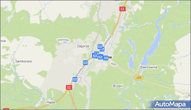 mapa Jastrowie, Jastrowie na mapie Targeo