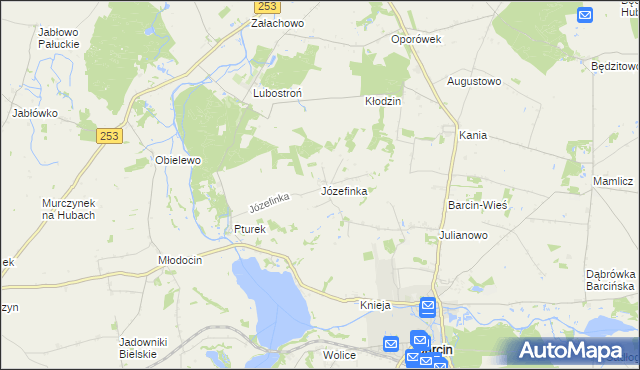 mapa Józefinka, Józefinka na mapie Targeo