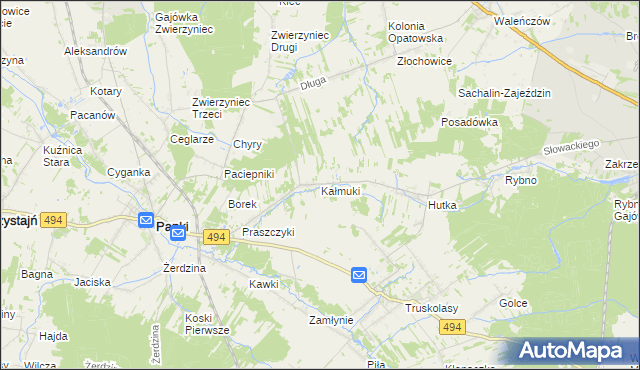mapa Kałmuki, Kałmuki na mapie Targeo