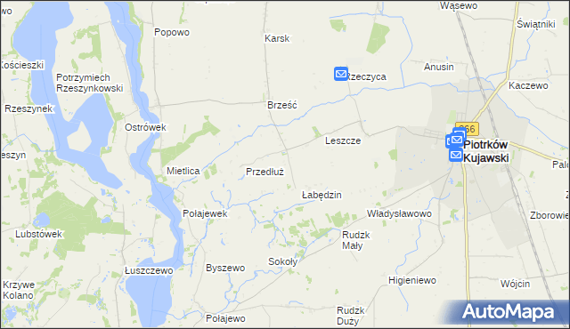 mapa Kaspral, Kaspral na mapie Targeo