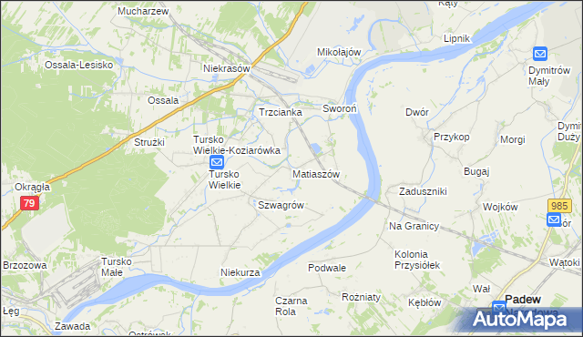 mapa Matiaszów, Matiaszów na mapie Targeo