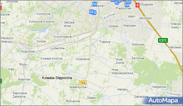 mapa Mazowszany, Mazowszany na mapie Targeo
