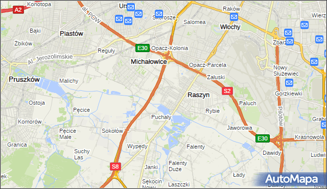 mapa Nowe Grocholice, Nowe Grocholice na mapie Targeo