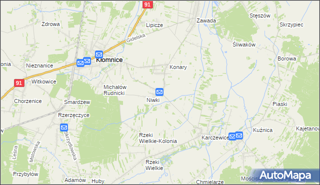 mapa Pacierzów, Pacierzów na mapie Targeo