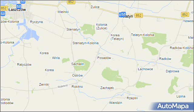 mapa Posadów, Posadów na mapie Targeo