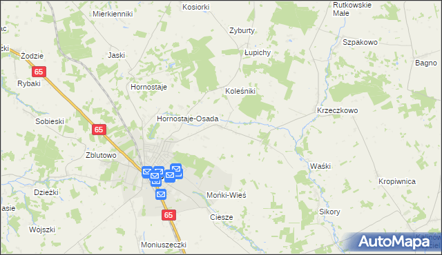 mapa Potoczyzna, Potoczyzna na mapie Targeo