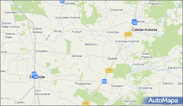 mapa Przedzeń, Przedzeń na mapie Targeo