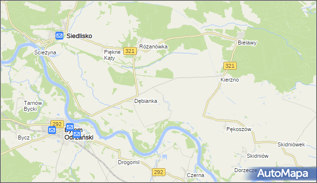 mapa Radocin, Radocin na mapie Targeo
