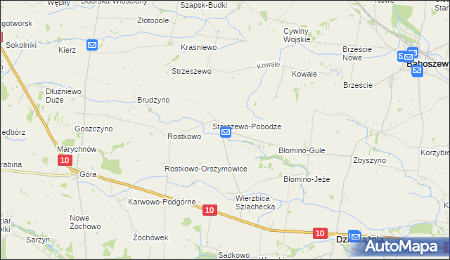 mapa Starczewo Wielkie, Starczewo Wielkie na mapie Targeo