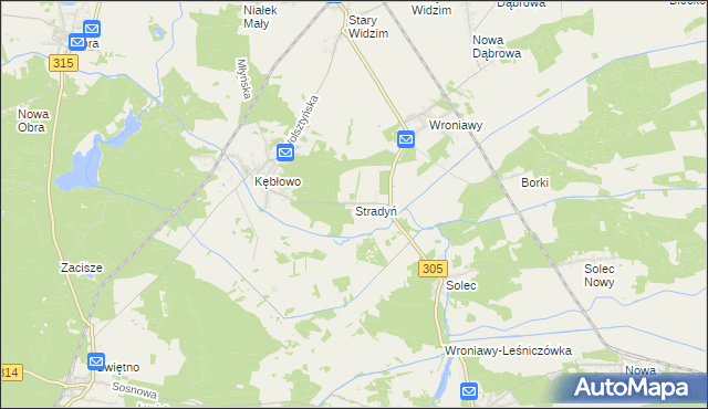 mapa Stradyń, Stradyń na mapie Targeo