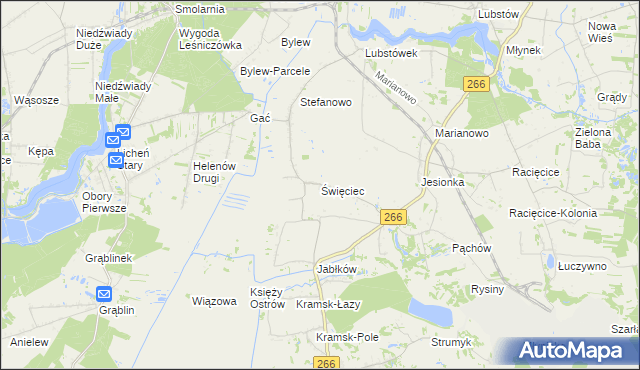 mapa Święciec, Święciec na mapie Targeo