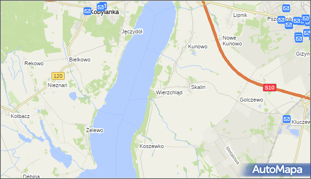 mapa Wierzchląd, Wierzchląd na mapie Targeo