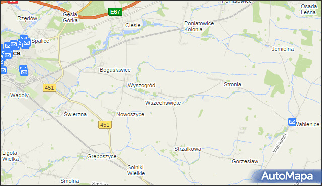 mapa Zarzysko, Zarzysko na mapie Targeo