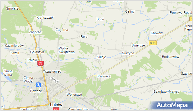 mapa Suleje, Suleje na mapie Targeo