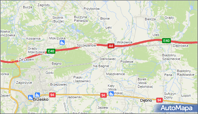 mapa Sterkowiec, Sterkowiec na mapie Targeo