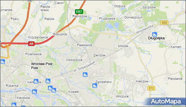 wrocław zakrzów mapa Drukarnia W Zakrzow Gmina Wroclaw Przemysl Na Mapie Targeo wrocław zakrzów mapa