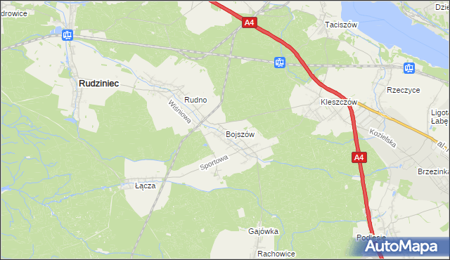 mapa Bojszów, Bojszów na mapie Targeo