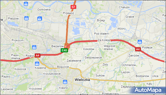 mapa Kokotów, Kokotów na mapie Targeo