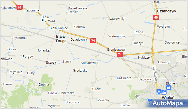 mapa Kopydłów, Kopydłów na mapie Targeo