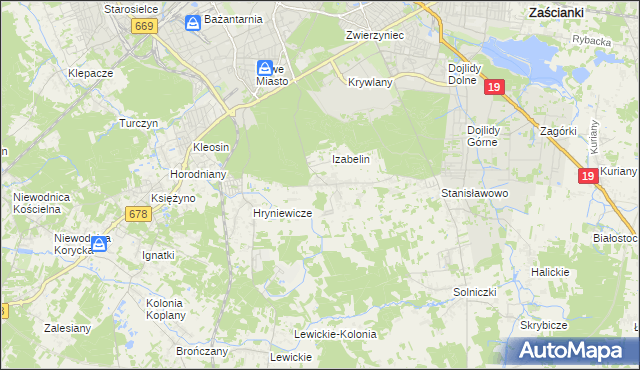 mapa Olmonty, Olmonty na mapie Targeo