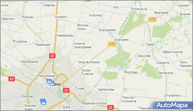 mapa Pólko gmina Żelazków, Pólko gmina Żelazków na mapie Targeo