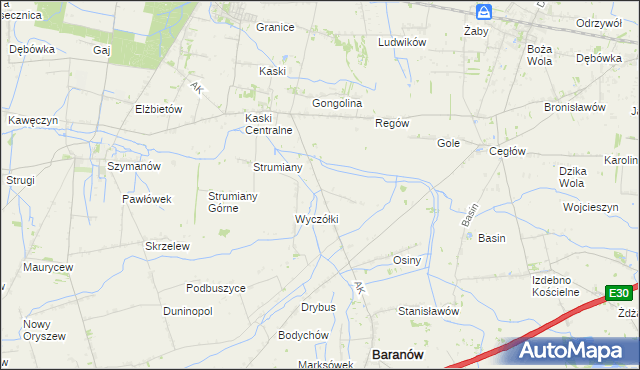mapa Stara Pułapina, Stara Pułapina na mapie Targeo