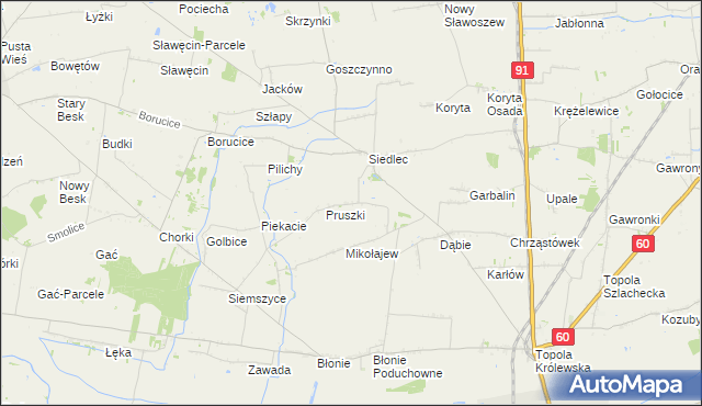 mapa Szarowizna, Szarowizna na mapie Targeo