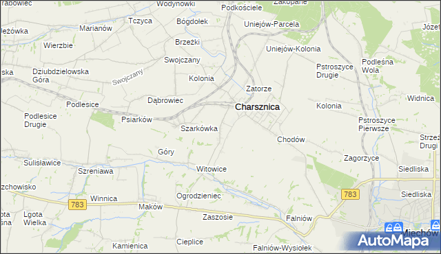 mapa Ciszowice, Ciszowice na mapie Targeo