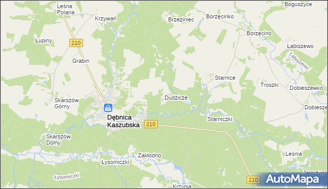 mapa Dudzicze, Dudzicze na mapie Targeo