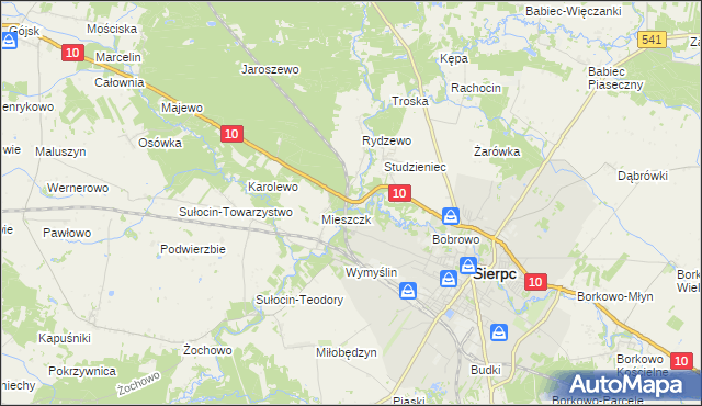 mapa Dwa Młyny, Dwa Młyny na mapie Targeo