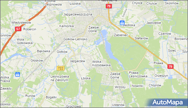 mapa Jesówka, Jesówka na mapie Targeo