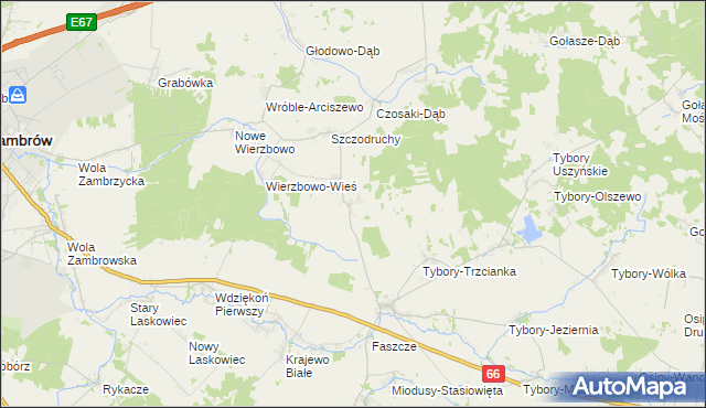 mapa Rębiszewo-Studzianki, Rębiszewo-Studzianki na mapie Targeo