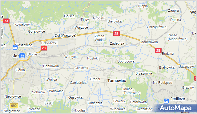 mapa Sądkowa, Sądkowa na mapie Targeo