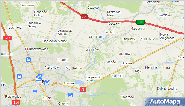 mapa Smardzew gmina Zgierz, Smardzew gmina Zgierz na mapie Targeo
