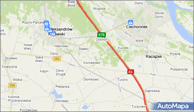 mapa Zgoda gmina Aleksandrów Kujawski, Zgoda gmina Aleksandrów Kujawski na mapie Targeo