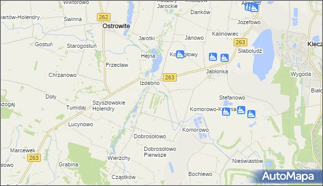 mapa Dobrosołowo Trzecie, Dobrosołowo Trzecie na mapie Targeo