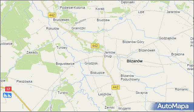 mapa Janków Pierwszy, Janków Pierwszy na mapie Targeo