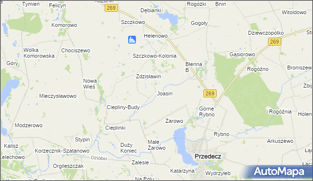 mapa Joasin, Joasin na mapie Targeo