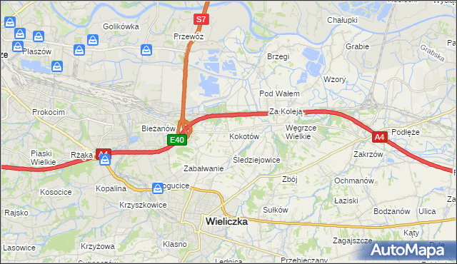 mapa Kokotów, Kokotów na mapie Targeo
