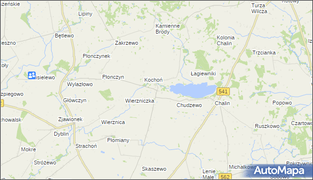 mapa Mokowo, Mokowo na mapie Targeo