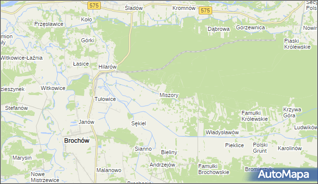 mapa Miszory, Miszory na mapie Targeo