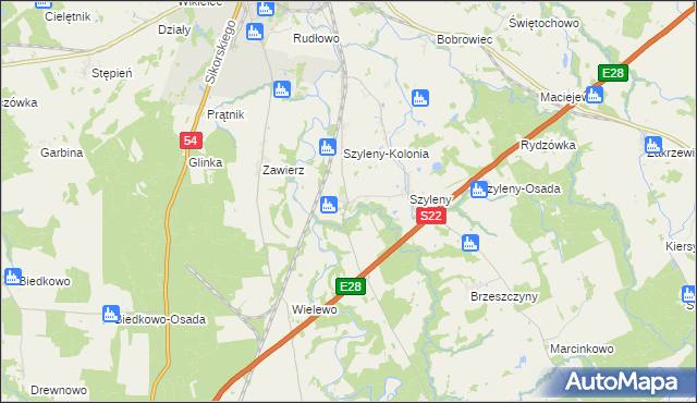mapa Bemowizna, Bemowizna na mapie Targeo