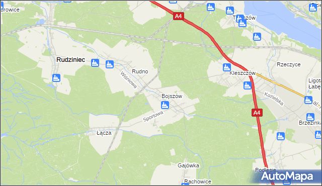 mapa Bojszów, Bojszów na mapie Targeo