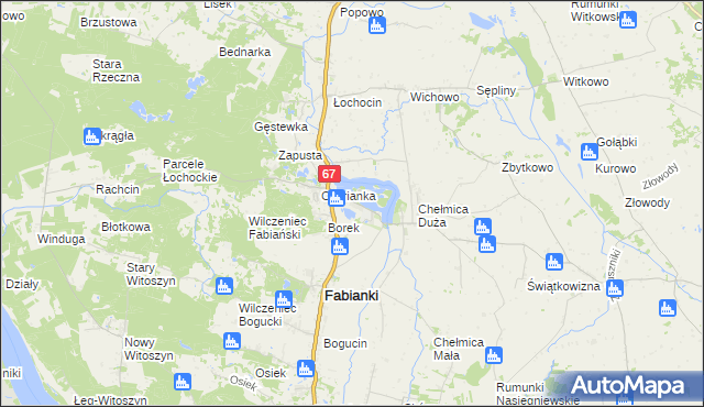 mapa Chełmica-Cukrownia, Chełmica-Cukrownia na mapie Targeo