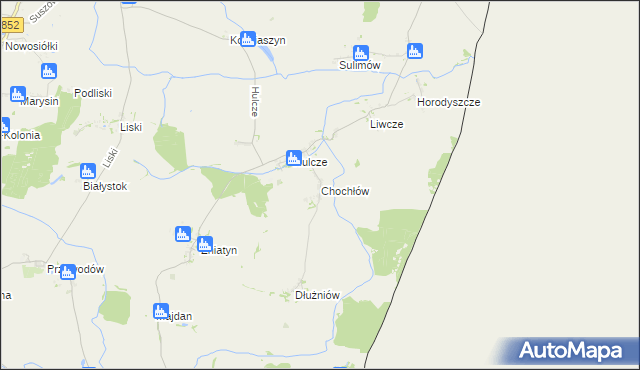 mapa Chochłów, Chochłów na mapie Targeo