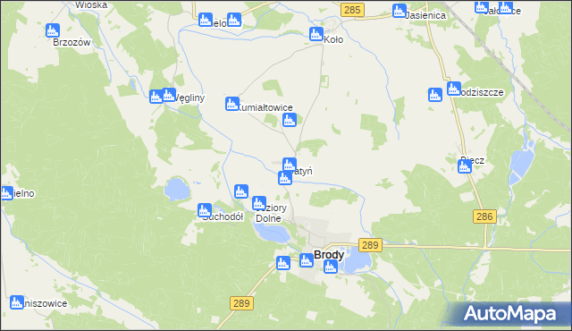 mapa Datyń, Datyń na mapie Targeo