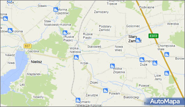 mapa Deszkowice-Kolonia, Deszkowice-Kolonia na mapie Targeo