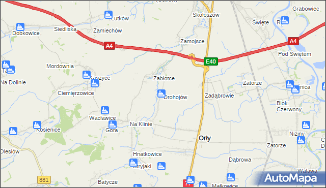 mapa Drohojów, Drohojów na mapie Targeo
