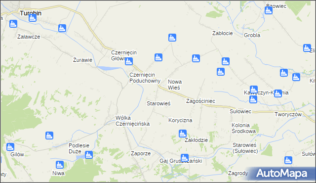mapa Gruszka Zaporska, Gruszka Zaporska na mapie Targeo