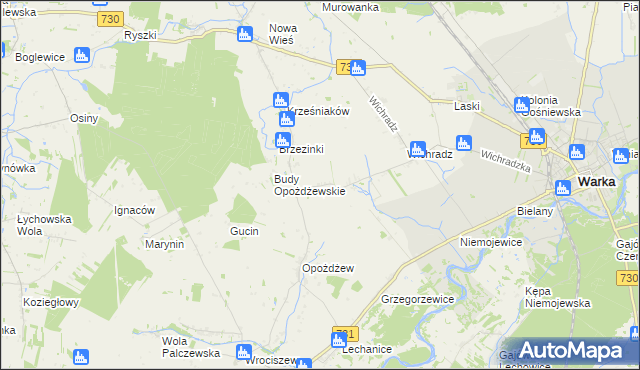 mapa Kazimierków, Kazimierków na mapie Targeo